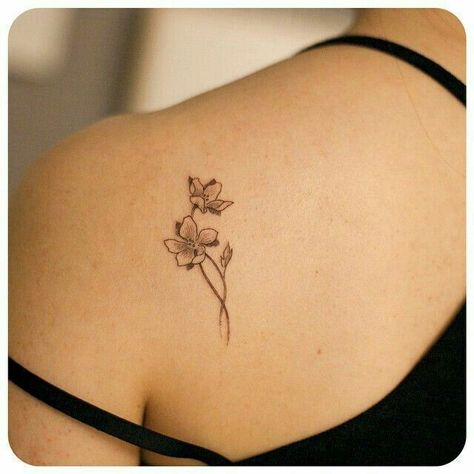 Orchid Flower Tattoos, Jasmine Tattoo, Wildflowers Tattoo, Henne Tattoo, Tattoo Graffiti, Tattoos Meaningful, Tattoos Temporary, Meaningful Tattoos For Women, Small Flower Tattoos