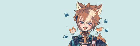 original Art by: wishiette Gorou Banner, Birthday Art, Twitter Banner, Halloween Backgrounds, Matching Pfps, Ship Art, Best Games, Genshin Impact, Banners