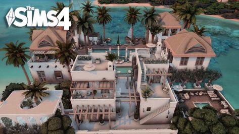 Sims 4 Builds, The Sims 4 Lots, Sims 4 Cas Mods, Muebles Sims 4 Cc, Mexico House, Sims 4 House Plans, Sims 4 House Building, Tumblr Sims 4, Sims 4 House Design