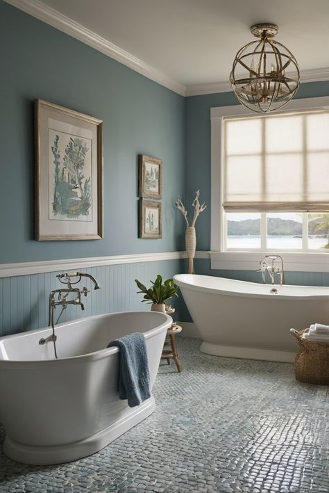 Transform your daily routine into a blissful escape with coastal bathroom design ideas. Dive into the serene oasis of Skylark (2058-60) for ultimate relaxation. #Ad #homedecor #homedesign #bathroom #Painthome interiorarchitecture best Wall Colors for Bathroom Colors
Bright Room Colors
best colors combinations bathroom
bathroom Remodeling
Modern Paint Colors
2024 Bathroom Wall Colors 2024, Bathroom Paint Inspiration, Blue Bathroom Paint, Bright Room Colors, Light Blue Bathroom, Turquoise Bathroom, Bathroom Wall Colors, Coastal Bathroom Design, Best Wall Colors