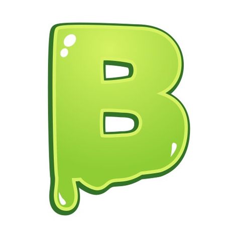 Slime Font, Alphabet With Numbers, Latin Alphabet, Green Slime, Freelance Graphic Design, Letter B, Halloween Design, Vector Graphics, Slime