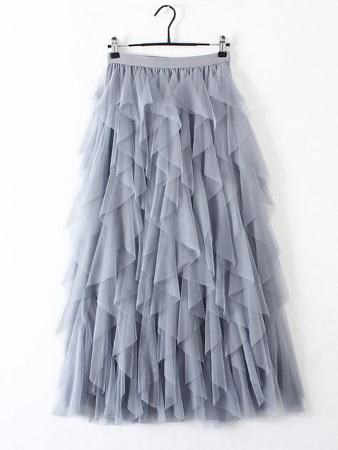 Tulle maxi skirt outfit