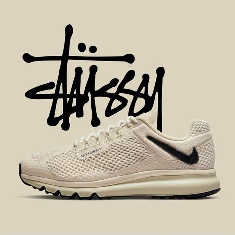 Clean as they come 🦴 Shop the Nike Air Max 2013 Stussy 'Fossil' now! Buy Now Pay Later with Afterpay / ZipPay / Klarna & more 🛒 #sneakers #nike #stussy #fossil #nikestussy Stussy Fossil, Stussy S, Shawn Stussy, Nike Stussy, Make Waves, Buy Now Pay Later, Air Max Sneakers, Fossil, Air Max