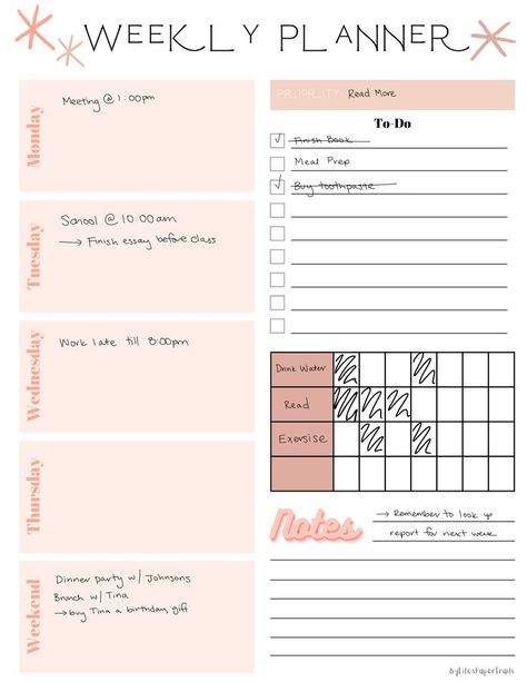 A weekly ADHD planner for the neurodivergent where you can plan your weeks, track habits, complete To-do lists, and notes. This should help you keep on task and get things done in a fun way. Can be dowloaded and printed for paper use, or digital use through a desktop, Goodnotes, or Notability. Weekly Task Planner, Fitness Tracker Printable, Notes Printable, Planner Board, Paper Trail, Get Things Done, Weekly Planning, Fitness Planner, Habit Tracker