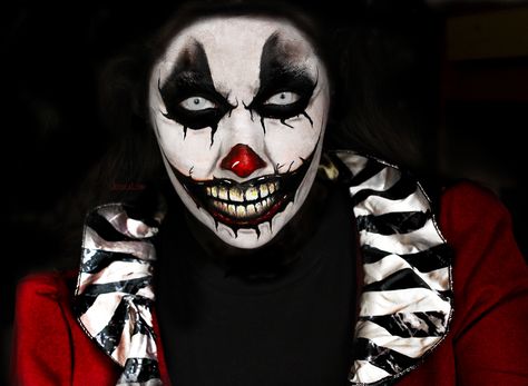 Clown facepaint. Scary clown makeup Clown Makeup Male, Clown Makeup Men Scary, Creepy Clown Makeup Male, Scary Clown Makeup Male, Boys Scary Clown Makeup, Men’s Scary Clown Makeup, Clown Oc, Scary Clown Face, Coastal Party