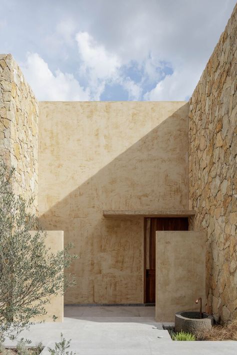 Stone Architecture, Patio Interior, Building Exterior, Stone House, Affordable Housing, Architecture Project, Interior Architecture Design, Modern Architecture, Architecture House