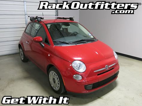 Fiat 500 Roof Rack, New Fiat, Joy Ride, Car Racks, Roof Racks, Glass Roof, Kayaks, Small Cars, Fiat 500