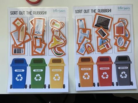 "Easy to print cut and laminate for hours of fun for little garbage truck mad little ones." - Christina C. Reduce Reuse Recycle Activities, Recycle Preschool, Recycling Activities, Reduce Reuse Recycle, Reduce Reuse, Garbage Truck, Activity Pack, Reuse Recycle, Earth Day