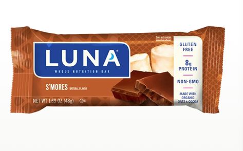 Calcium-Rich Snack Four: Smores Luna Bar Luna Bar, Roasted Soybeans, Luna Bars, Nutrition Bar, Gluten Free Bars, Clif Bars, Nutrition Sportive, Organic Groceries, Nutrition Bars