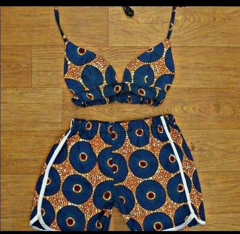 African Print Swimsuit, African Swimwear, Mode Prints, African Print Clothing, Short African Dresses, Best African Dresses, African Fashion Skirts, Afrikaanse Mode, African Wear Dresses