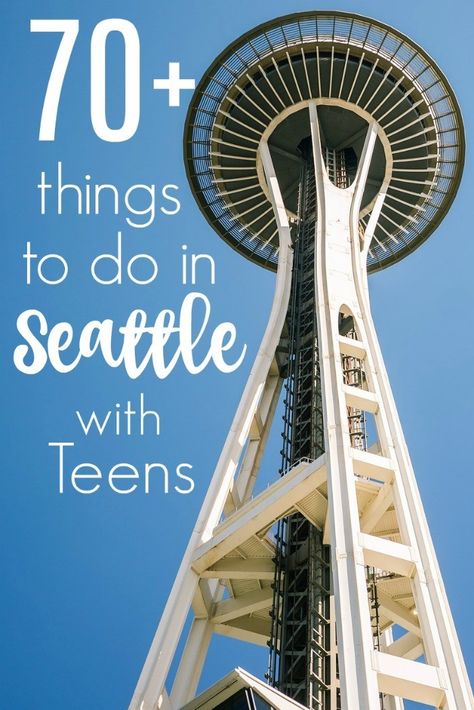 A huge list of 70+ things to do in Seattle with Teens Usa Trips, Things To Do In Seattle, Seattle Vacation, Pacific Northwest Travel, Seattle Travel, Wa State, Frugal Family, Romantic Weekend Getaways, Midwest Travel