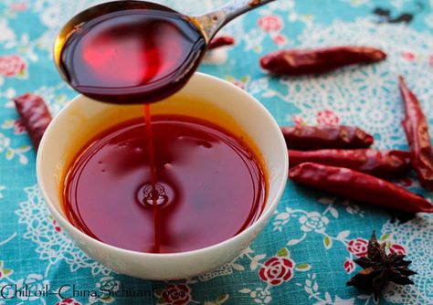 making chili oil at home|ChinaSichuanFood Chinese Chili Oil, Chinese Chili, Sichuan Food, How To Make Chili, Red Oil, Flavored Oils, Chili Oil, Chinese Dishes, Chinese Cooking