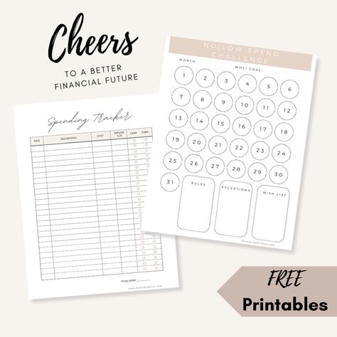 no spend tracker printable Free Spending Tracker Printable, Daily Spending Tracker Free Printable, No Spend Tracker Printable, No Spend Calendar, No Spend January Printable, No Spend Month Template, No Spend Challenge Printable, No Spend Tracker, Spending Tracker Printable