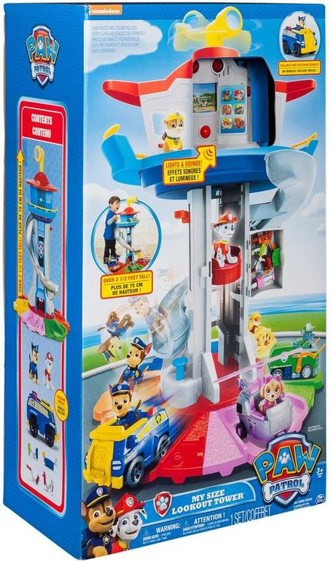 Paw Patrol My Size Lookout Tower is  perfect for any Paw Patrol fan! #afflink Paw Patrol Room, Paw Patrol Tower, Paw Patrol Lookout, Paw Patrol Gifts, 4de Verjaardag, Disney Princess Toys, Paw Patrol Toys, Lookout Tower, Princess Toys