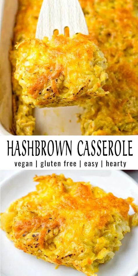 Burrito Vegan, Casserole Vegan, Hashbrown Casserole Recipe, Vegan Casserole, Hashbrown Casserole, Hash Brown Casserole, Tofu Scramble, Idee Pasto Sano, Vegan Cooking