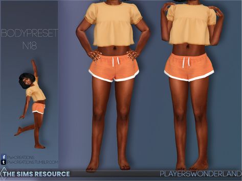 The Sims Resource - BodyPreset N18 Sims 4 Cc All Ages, Black Simmers Sims 4, Sims 4 Cc Clothes Professional, Sims 4 Toddler Body Preset, Sims 4 Kids Body Preset, Sims 4 Pre Teen Body Preset, Sims 4 Kids Body Presets Cc, Sims 4 Cc Child Body Preset, Sims 4 Cc Kids Body Presets