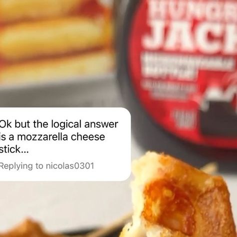 Hungry Jack on Instagram: "That cheese pull though! Mozzarella stick waffle pop! What’s next??!" Bday Breakfast, Waffle Pops, Mozzarella Stick, Finger Food Desserts, Charcuterie Board Meats, Cheese Pull, Hungry Jacks, Waffle Maker Recipes, Hotel Food