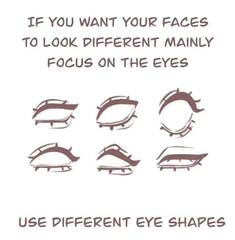 Different Types Of Eyes, Drawing Face Expressions, Eye Drawing Tutorials, Výtvarné Reference, Types Of Eyes, Desen Anime, Art Tools Drawing, Sketches Tutorial, Drawing Expressions