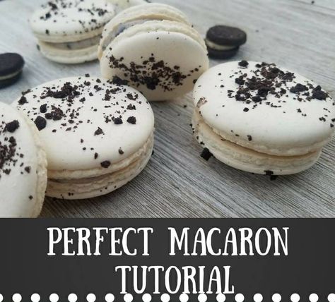 Perfect Macaron Tutorial | Buttery Sweet #macarontutorial #macarons #tutorial #frenchmacaron Macaron Tutorial, Cream Macarons, French Macaroon Recipes, Macaron Flavors, Macaron Cookies, French Macaroons, Macaroon Recipes, Macaron Recipe, Cookies N Cream Cookies