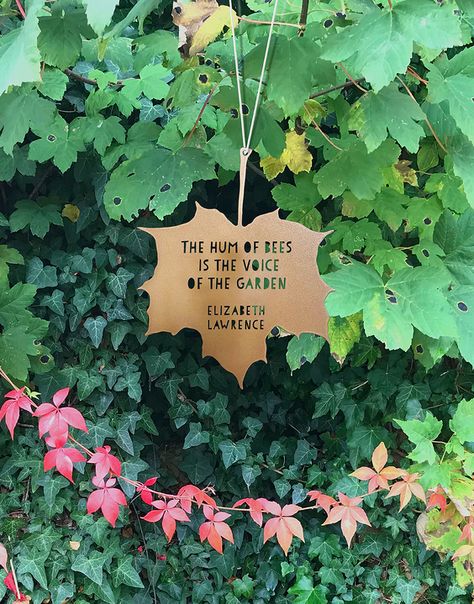 Leaf Quotes, Van Gogh Quotes, Plant A Garden, Audrey Hepburn Quotes, Frances Hodgson Burnett, Deck Decorating, Mild Steel, Find Beauty, Outdoor Settings