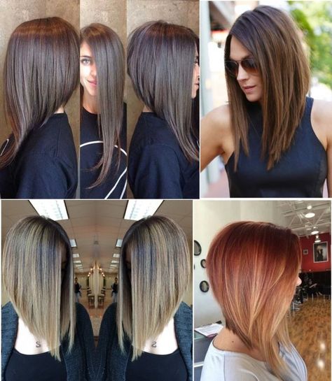 Blonde Summer, Summer Hair Highlights For Brunettes, Angled Bob Haircuts, Angled Bob Hairstyles, Highlights For Brunettes, Summer Hair Highlights, Summer Balayage, Color For Brunettes, Hair Color For Brunettes