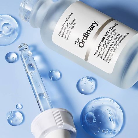 The Ordinary Serum, Ordinary Niacinamide, Skincare Products Photography, The Ordinary Skincare, Congested Skin, Cosmetics Photography, Beauty Products Photography, Skin Blemishes, Skin Benefits