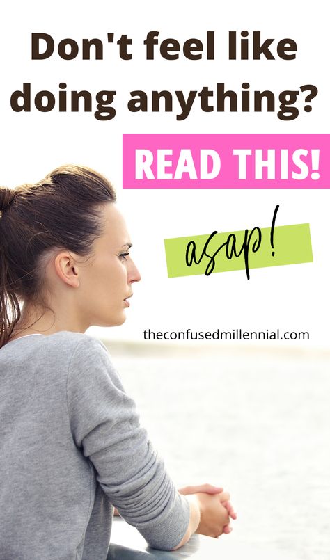 Wondering what to do when you don't want to do anything? I get it. Finding motivation can feel hard and challenging at times. Here's my best advice to get yourself to do something today.  "I don’t feel like doing anything” may sound like simple laziness to some people, but in reality, it could be so much more than that. In this post, you'll learn mindset shifts and helpful tricks you can use to get yourself back on your feet on those days when you just don't feel like doing anything.  #motivated I Dont Want To Do Anything, What To Do When Understimulated, Psychological Tips, Finding Motivation, What To Do Today, Feel Like Giving Up, Growth Quotes, Mental Health And Wellbeing, Growth Tips