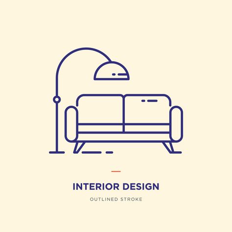 Interior Design Icon Logo, Couch Logo Design, Couch Logo, Interior Design Icon, Identity Card Design, Interior Design Portfolio Layout, Logo Design Inspiration Creative, Decor Logo, Interior Designer Logo