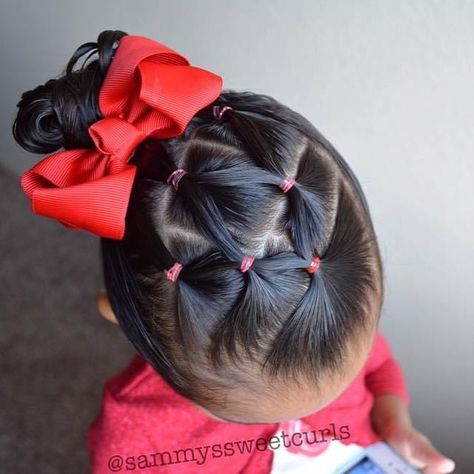 Toddler Hairstyles Girl Fine Hair, Natural Hair Puff, Rubber Band Hairstyles, Cute Toddler Hairstyles, Kids Hairstyle, Natural Hair Bun Styles, Toddler Hairstyles, Hair Puff, Toddler Hairstyles Girl