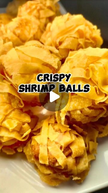 Hanna Melea M Señeres on Instagram: "CRISPY SHRIMP BALLS

1 lb. deveined shrimp (pat dry)
1 egg white (lightly beaten)
1 teaspoon salt or fish sauce
1 teaspoon sugar
1 tablespoon corn starch
1/2 teaspoon sesame oil
3 dashes white pepper powder
spring roll wrapper 

#CrispyShrimpBalls #ShrimpBalls #Appetizer #Starter #Shrimp #Homemade #Homecook #TiktokFood #Instafood #InstaGood #FbReelFood #RecipeOfTheDay #ViralVideo
#PinoyVersion #TrendingReels #Foodie
#MealPrep #Food #Yummy #fypシ゚viralシ 
#adsonreelsmonetization 
#reelsmonetizationfacebook 
#adsonreels #trendingreels #fypシ 
#foryoupage #yummyfood #foodlover" Dyi Painting, Shrimp Balls, Fried Shrimp Recipes, How To Devein Shrimp, Food Chinese, Crispy Shrimp, Shrimp Recipes Easy, Spring Roll, Shrimp Dishes