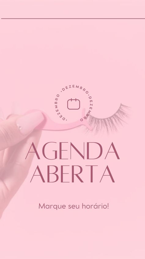 Cílios, stories, Agenda Aberta Brow Lamination, Lash Lift, Lashes, The Creator, Skin Care, Skin, Nails, Instagram, Design