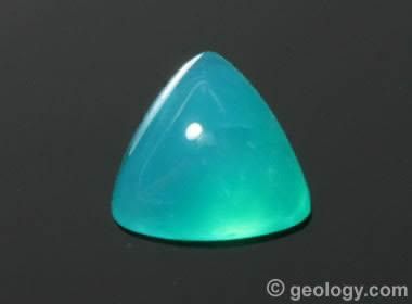 a vivid blue cabochon cut from gem silica Spiritual Rocks, Monkey Brain, Gem Silica Chrysocolla, Gem Silica, Crystalline Structure, Crystal Magic, Greenish Blue, Bluish Green, Mineral Stone