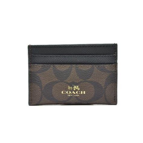 Coach Card Holder, Coach Card Wallet, Card Holder Coach, Cardholder Wallet Coach, Coach Black Card Holder For Everyday Use, Coach Black Card Holder With Card Slots, Luxury Brown Coach Wallet, Crochet Mini Bag, Coach Brown Wallets For On-the-go