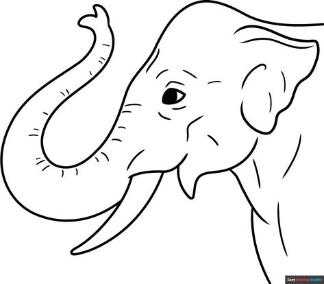 Free, printable Elephant Trunk coloring page for kids. Print it out or color it online. https://easydrawingguides.com/coloring-pages/elephant-trunk/ Elephant Colouring Pages, Elephant Colouring, Elephant Line Drawing, Elephant Outline, Monkey Coloring Pages, Outline Pictures, Elephant Coloring Page, Elephant Quilt, Elephant Colour