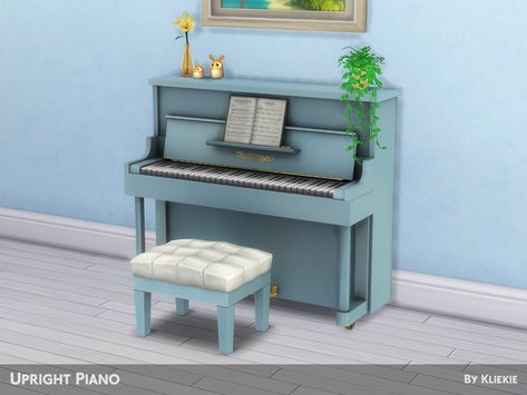 My Sweet Piano, Play Sims 4, Play Sims, Sims Games, Upright Piano, Simple Texture, Sims 4 Cc Furniture, Best Mods, Sims 4 Build