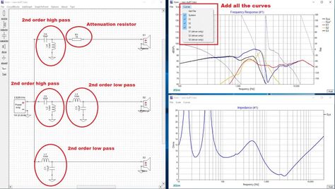 3 way passive crossover design - using XSim | Audio Judgement Dayton Audio, Wilson Audio, Best Crossover, Diy Speakers, Speaker Design, Audio Speakers, Favorite Apps, Loudspeaker, Crossover