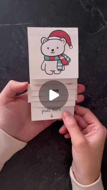 Waterfall Cards Tutorial Step By Step, 50s House, Waterfall Card, Christmas Inspo, Card Tutorial, Watercolor Drawing, Dollar Tree Diy, Diy Cards, Cards Handmade