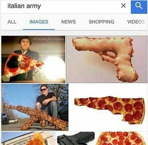 This Italian joke makes you craving for pizza. :D Vojenský Humor, Italian Jokes, Italian Memes, Italian Humor, Italian Army, 웃긴 사진, Crazy Funny Memes, Very Funny Jokes, Very Funny Pictures