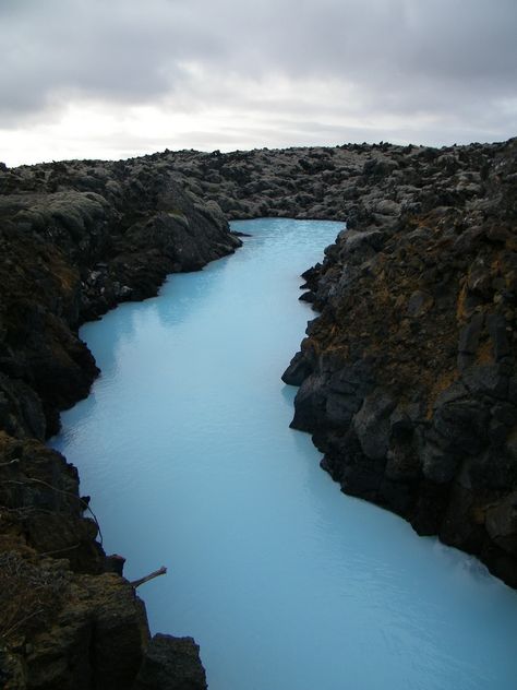 Blue River, Iceland European Nights, Lagoon Iceland, River Blue, Blue River, Iceland Travel, Incredible Places, Reykjavik, Blue Lagoon, Pretty Places