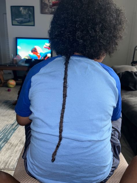 My son has had his prince loc since he was 2 years old, he is currently 6 years old! He cherishes it 🥰 Some people call it a “Rats Tail”, I use to a long time ago but then I learned the term Prince Loc and fell in love!! ❤️❤️❤️ #princeloc #prince #locs #kids #boyshairstyles #locjourney Rat Tail Loc, Rat Tail Hair, Rat Tail, Long Time Ago, Fell In Love, My Son, Some People, Rats, Locs