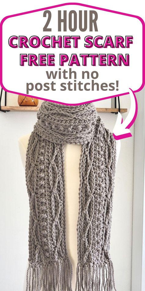 Discover the perfect free crochet cable scarf pattern! Dive into our free crochet cable scarf pattern that is made for beginners. From the classic knit look cable crochet scarf pattern to intricate braided designs, we have you covered. Create cozy accessories with our step-by-step cable stitch tutorials. Crochet Cable Scarf, Crochet Scarf Free Pattern, Braided Designs, Crochet Zig Zag, Cable Crochet, Scarf Free Pattern, Crochet Scarf Easy, Cable Scarf, شال كروشيه