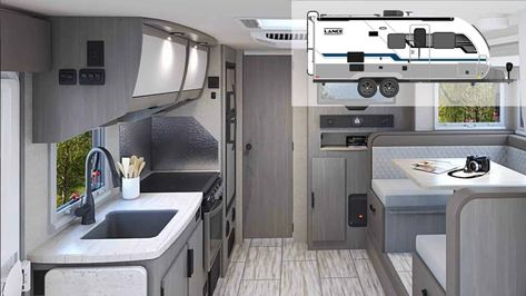 RV industry insider Tony Barthel reviews (or, more accurately, raves about) the Lance 1985 Travel Trailer. He may consider buying one. Lance Campers, Small Travel Trailers, Small Trailer, Rv Trailer, Huge Windows, Rv Trailers, Battery Storage, Toy Hauler, Window Shades