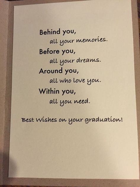 Graduation card saying Graduation Card Sayings, Positiva Ord, Inspirerende Ord, Grad Cards, Graduation Quotes, Card Sayings, Verses For Cards, Card Sentiments, Graduation Card