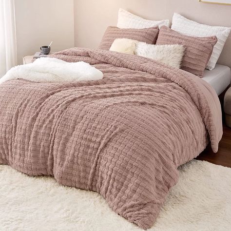 Faux Fur Comforter, Rose Comforter, Fur Comforter, Fluffy Comforter, Fluffy Bedding, Rose Bedding, Bed Comforter Sets, King Comforter Sets, Soft Comforter