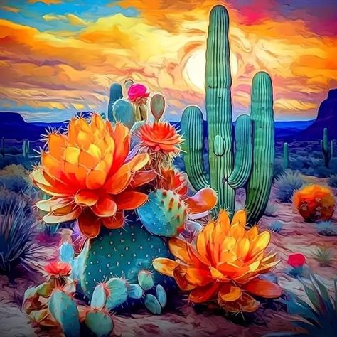 Amazon.com: Acudotr Diamond Painting Kits for Adults, 5D DIY Diamond Art kits for Beginners, Full Drill Diamond Painting Kits for Home Wall Decor, Cactus Flower, 12x12 Inch : Arts, Crafts & Sewing Cactus Paintings, Cadre Diy, Diamond Art Kits, Diy Diamond Art, Wall Decor Crafts, Cactus Design, Cactus Art, Diamond Painting Kits, Sunset Wall Art