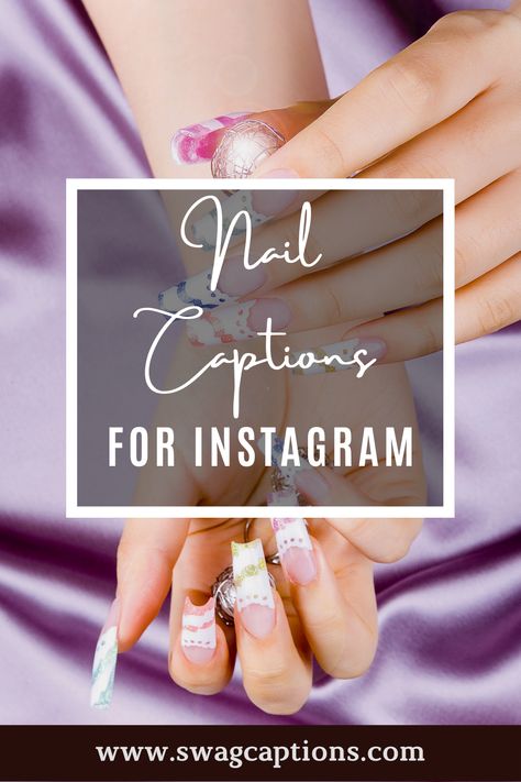 Looking for the best nail captions and quotes to post on Instagram? Look no further! We've got you covered with some of the most clever, funny, and inspiring quotes about nails. So go ahead and show off your creative nails with a great caption! #nailcaptions #nailquotes #nail #nails #nailart #nailsofinstagram #manicure #naildesign #beauty #nailstagram #nailpolish #gelnails #nailsart #nailstyle #instanails #nailswag #nailsoftheday #gel #naildesigns #nailsonfleek #nailartist #love #nailsdesign Caption For Nails Done, Nail Captions, Nails Captions For Instagram, Manicure Quotes, Captions For Instagram Love, Business Nails, Ten Nails, Confetti Nails, Nail Quotes