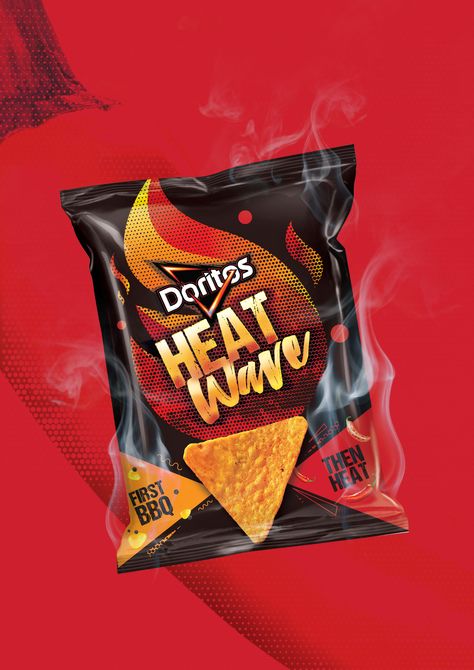 Snack Ads, Mad Angles, Dorito Chip, Sizzling Chicken, Crisp Packet, Chips Packaging, Glass Shelves Decor, Chip Packaging, Packaging Snack