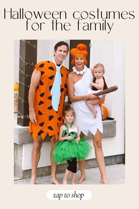 Wilma Flintstone Costume, Flintstone Costume, Fred And Wilma Flintstone, Family Halloween Costume Ideas, Wilma Flintstone, Family Halloween Costume, Days To Christmas, Halloween Family, Family Summer