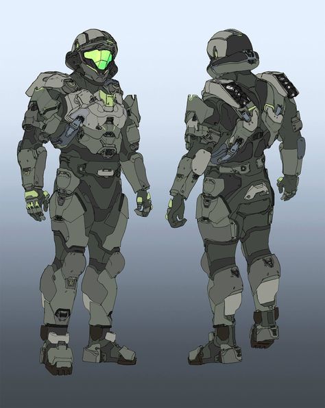 Halo 5: Guardians Concept Art by Daniel Chavez | Concept Art World Halo 5 Armor, Halo Spartan Armor, Odst Halo, Halo Drawings, Halo Wars, Halo 5 Guardians, Sci Fi Armor, Halo Spartan, Detroit: Become Human