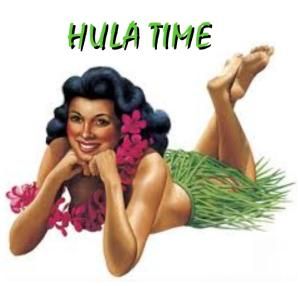 Hula Time by Hawaiian Mermaid Hula Girl Tattoo, Hula Dancer Silhouette, Hula Girl Tattoos, Hawaii Hula, Hawaiian Dancers Hula, Hawaiian Dancers, Aloha Friday, Hawaiian Christmas, Pin Up Posters